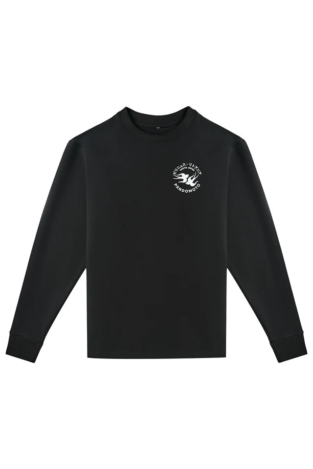 Pando Moto Tommy Tokyo Regular Fit Long Sleeve Unisex T'Shirt - Salt Flats Clothing
