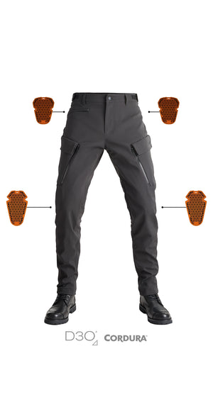 Pando Moto Triton WP Slim Men's Trouser - Black - Salt Flats Clothing