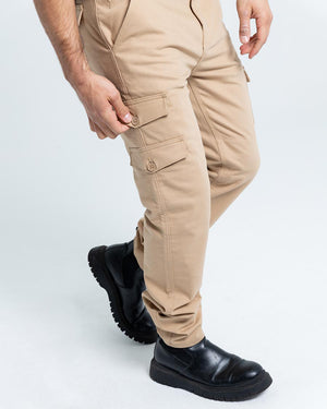 ByCity Mixed  III Men's Motorcycle Cargo Pants  - Brown - Salt Flats Clothing
