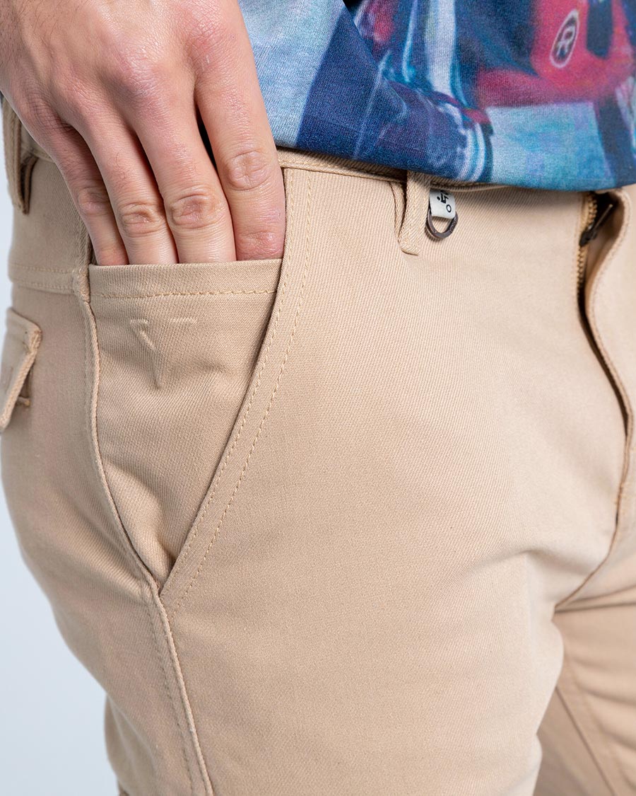 ByCity Mixed  III Men's Motorcycle Cargo Pants  - Brown - Salt Flats Clothing