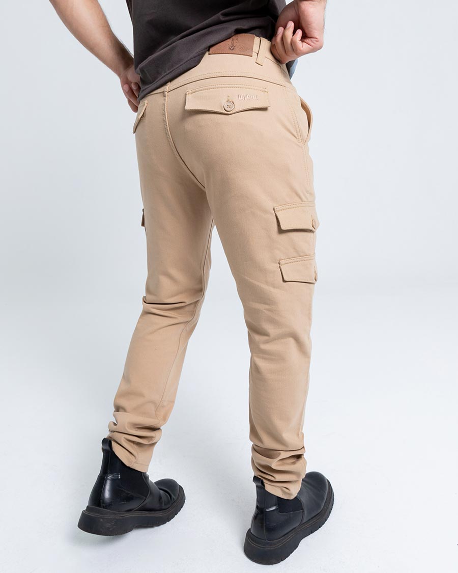 ByCity Mixed  III Men's Motorcycle Cargo Pants  - Brown - Salt Flats Clothing