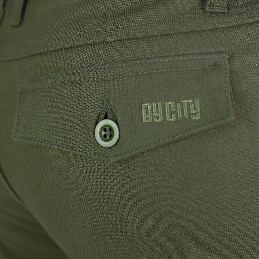 ByCity Mixed  III Men's Motorcycle Cargo Pants  - Green - Salt Flats Clothing