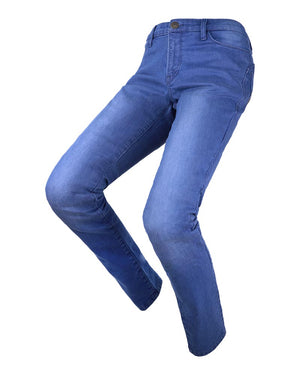 ByCity Route II Ladies Motorcycle Jeans - Blue - Salt Flats Clothing