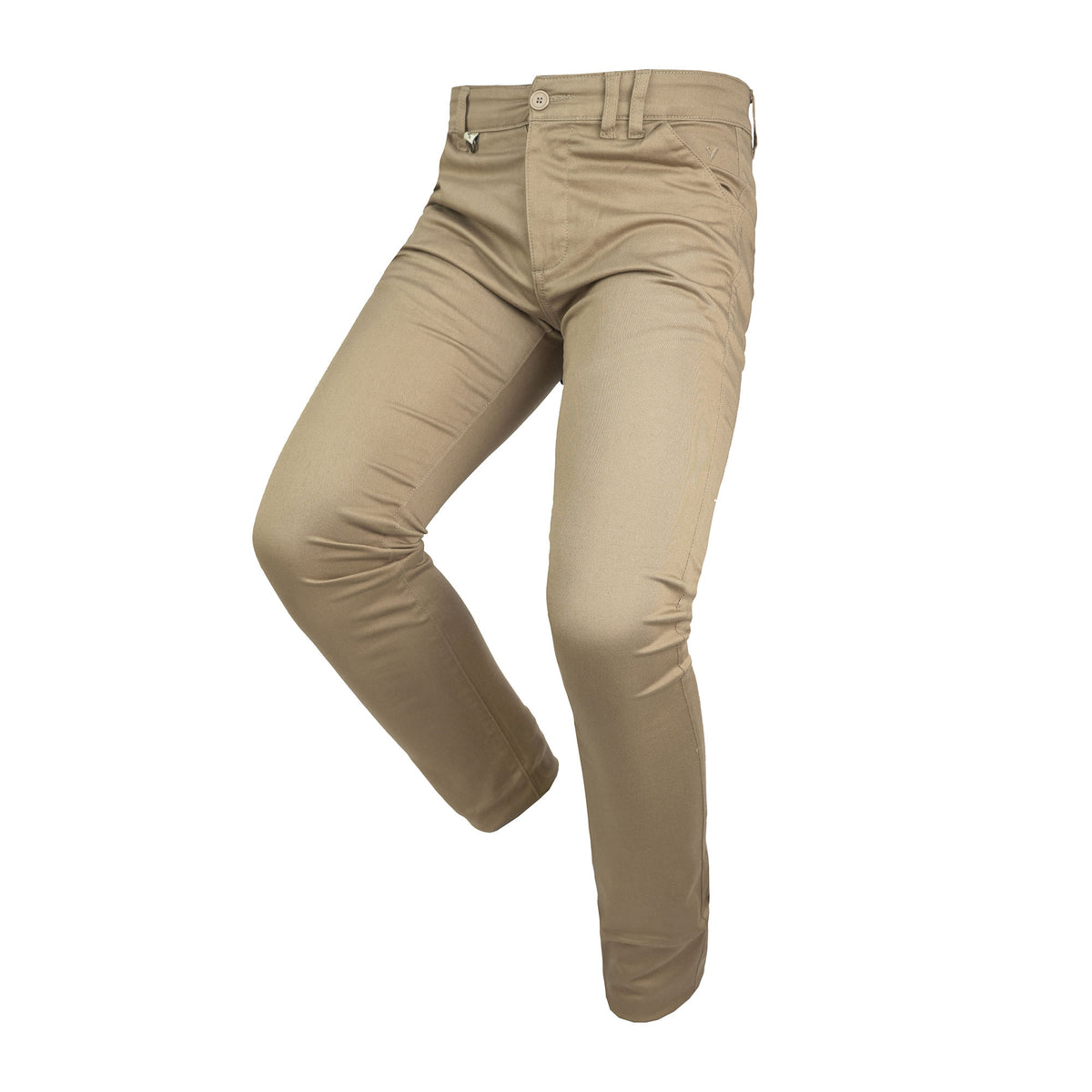 ByCity Docks Men's Motorcycle Chino Pants  - Brown - Salt Flats Clothing
