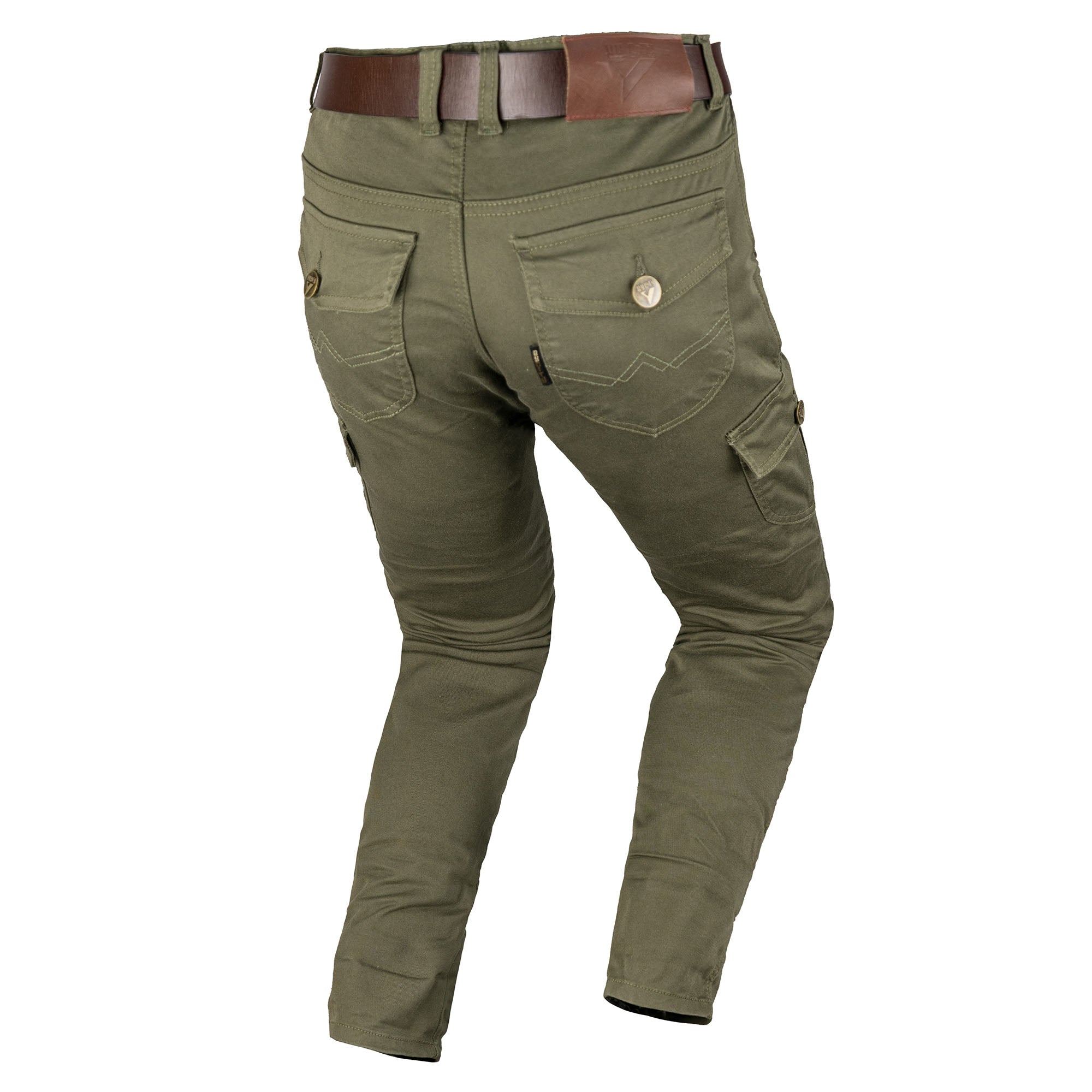 ByCity Mixed Slim III Men's Motorcycle Cargo Pants  - Green - Salt Flats Clothing