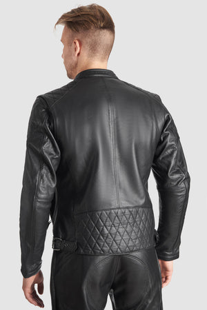 Pando Moto Twin Leather Jacket - Black - Salt Flats Clothing