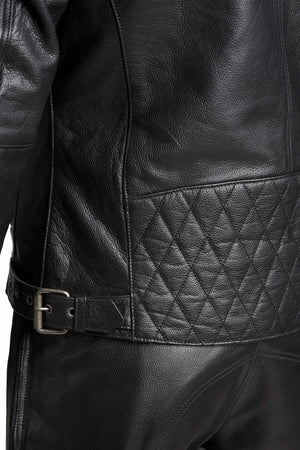 Pando Moto Twin Leather Jacket - Black - Salt Flats Clothing