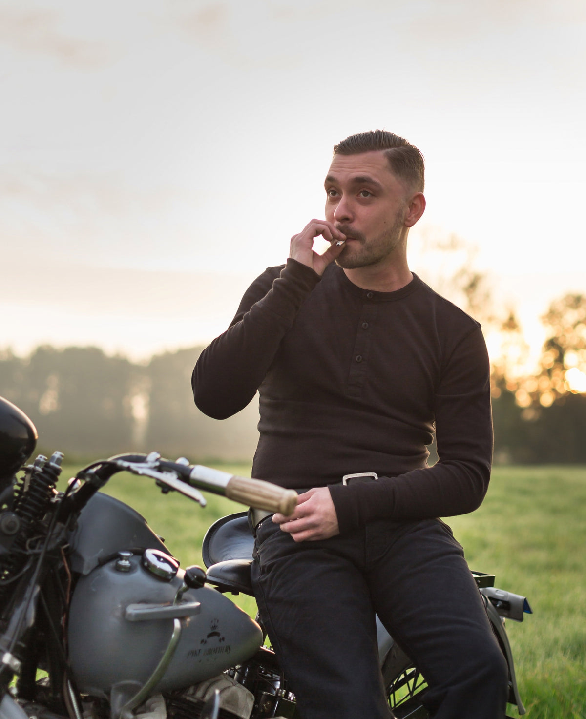 Pike Brothers 1954 Utility Shirt - Faded Black - Salt Flats Clothing