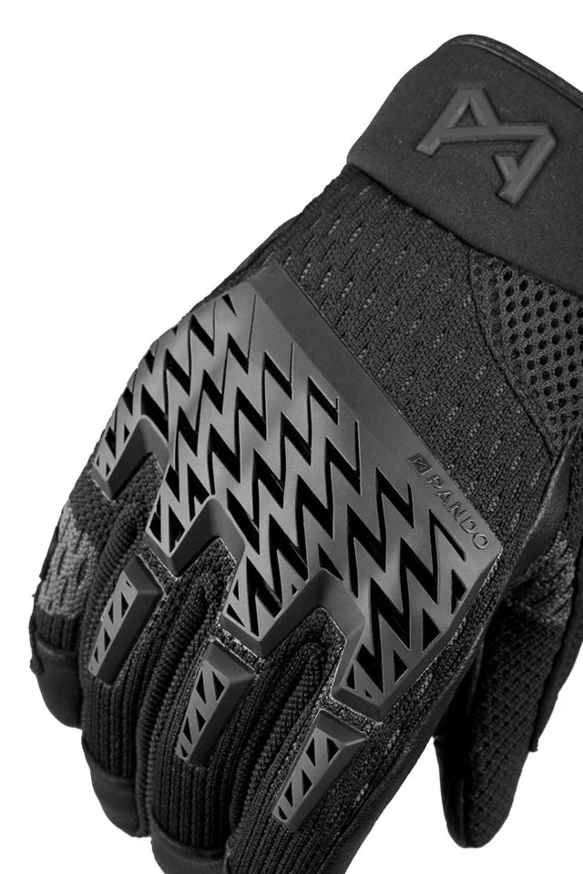 Pando Moto Vidar Gloves - Black - Salt Flats Clothing