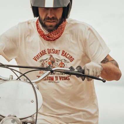 Age of Glory Vintage Desert Racing T'Shirt - Salt Flats Clothing