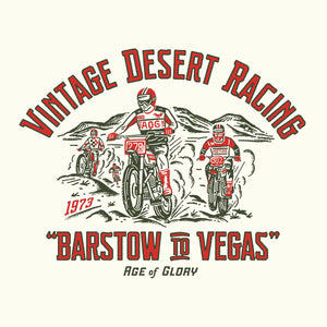 Age of Glory Vintage Desert Racing T'Shirt - Salt Flats Clothing