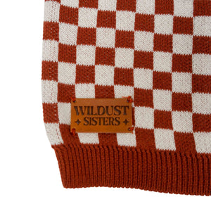 Wildust Sisters Vintage Racing Jumper - Rust