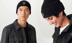 Belstaff Watch Beanie - Black - Salt Flats Clothing