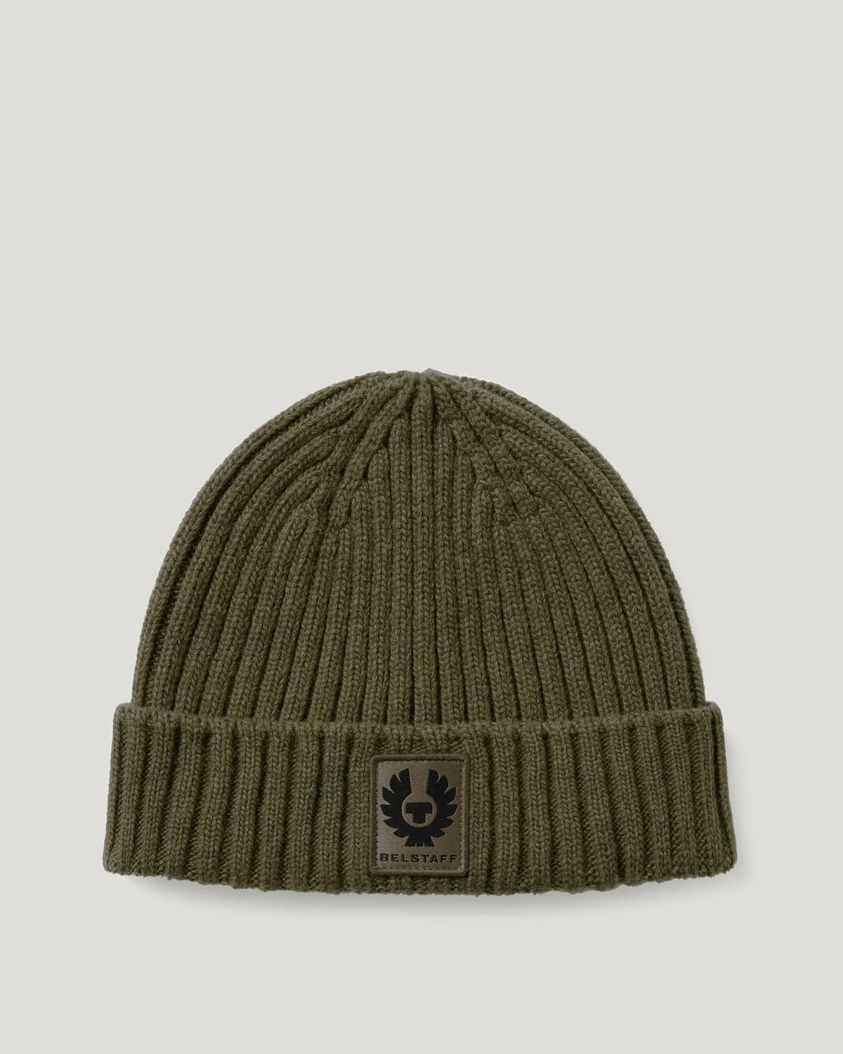 Belstaff Watch Beanie - Khaki Green - Salt Flats Clothing