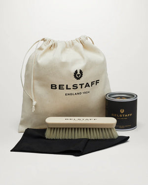 Belstaff Rewaxing kit - Wax, Brush, Bag - Salt Flats Clothing