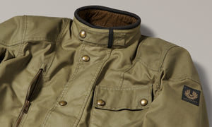 Belstaff Waymaster Men's Waxed Cotton Jacket TechWax 8oz - Olive - Salt Flats Clothing