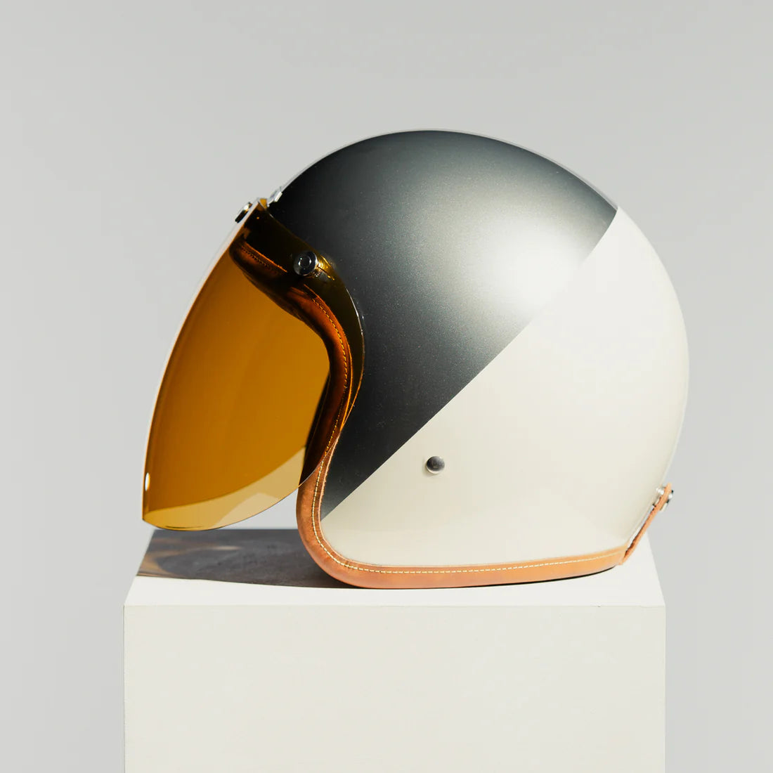 Hedon Hedonist ECE 06 Open Face Motorcycle Helmet - Camelot - Salt Flats Clothing