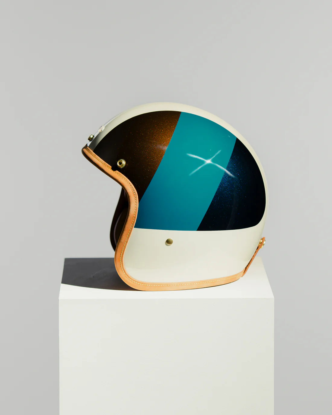Hedon Hedonist ECE 06 Open Face Motorcycle Helmet - Cosmos - Salt Flats Clothing