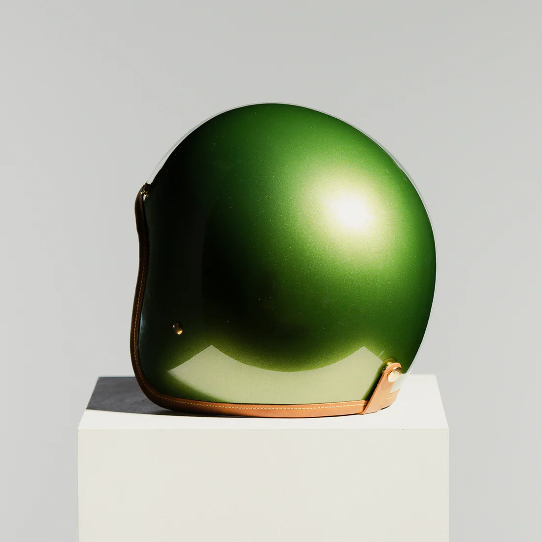 Hedon Hedonist ECE 06 Open Face Motorcycle Helmet - Olivea - Salt Flats Clothing