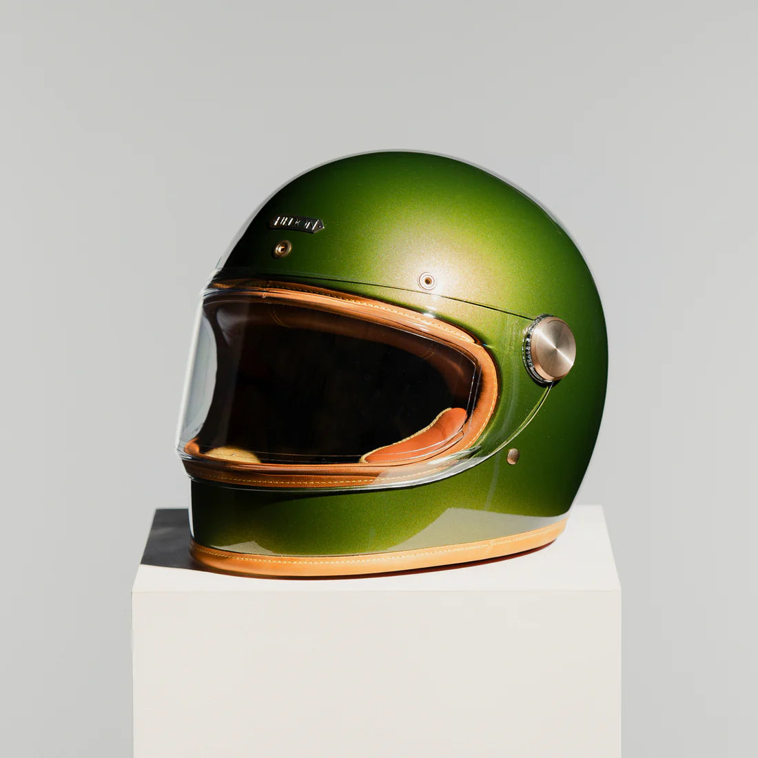 Hedon Heroine Racer 2.0 ECE 22.06 Full Face Motorcycle Helmet - Olivea - Salt Flats Clothing