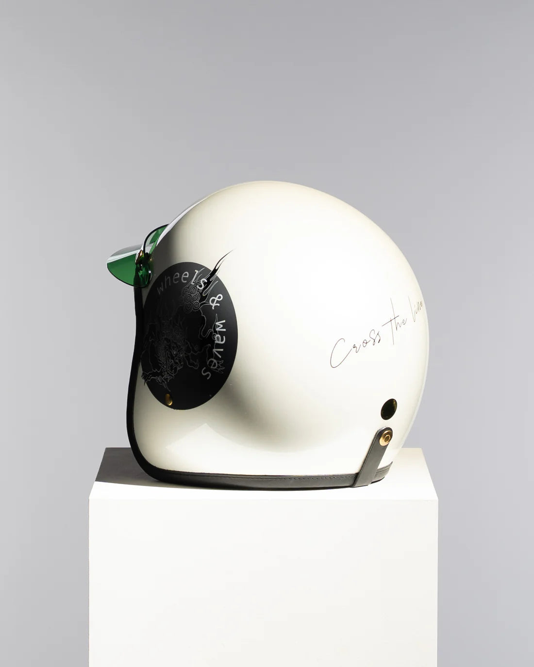 Hedon Hedonist ECE 06 Open Face Motorcycle Helmet - Wheels & Waves 2025 - Salt Flats Clothing