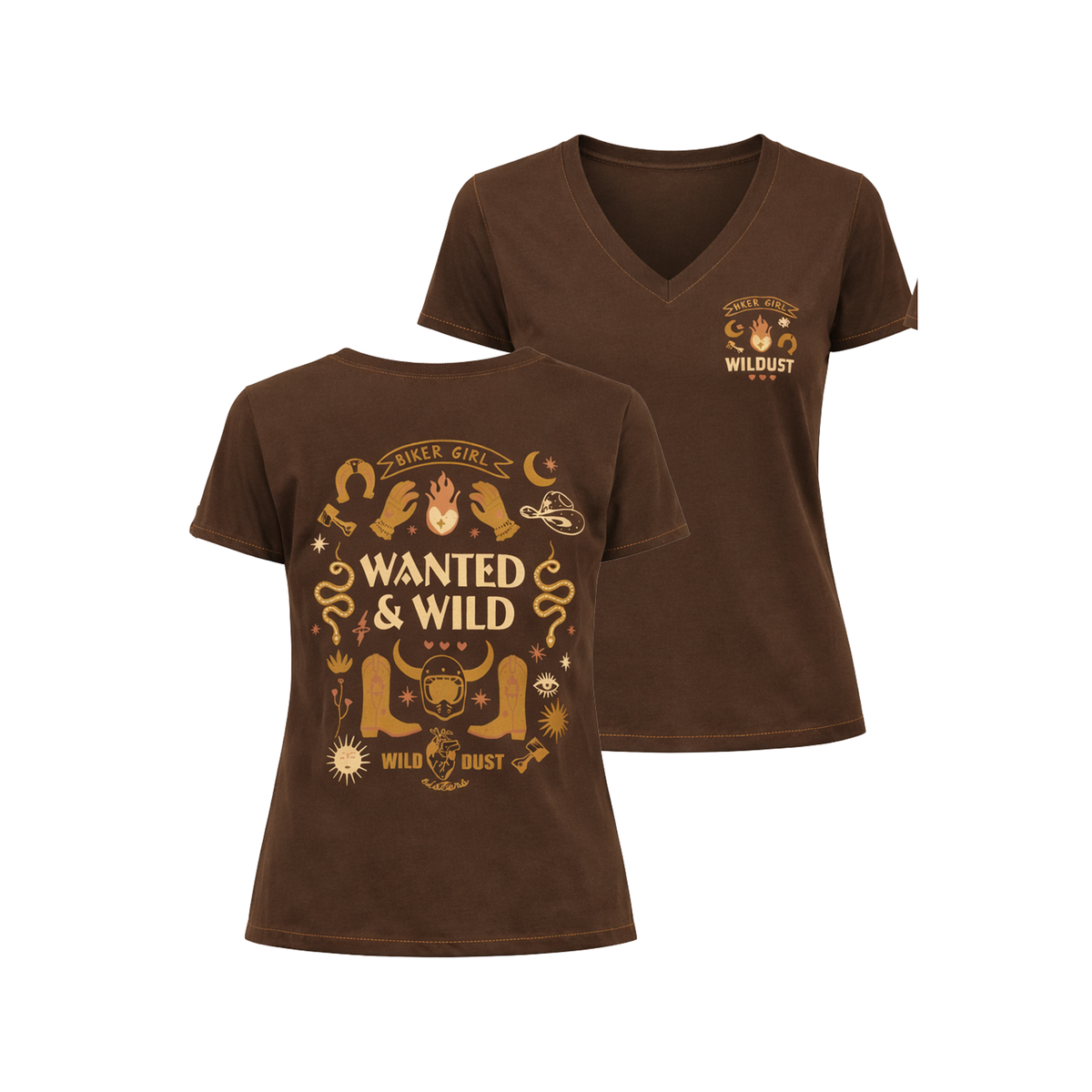 Wildust Sisters Wanted & Wild T'Shirt - Salt Flats Clothing