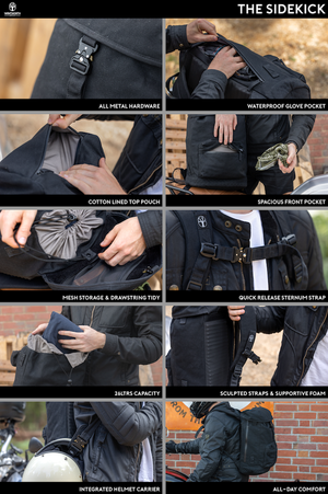 Wentworth SideKick Backpack - Black - Salt Flats Clothing