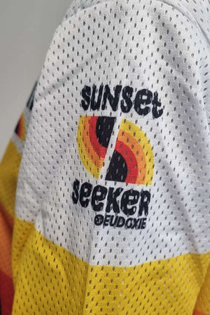 Eudoxie Sunrise Ladies Riding Jersey - Salt Flats Clothing