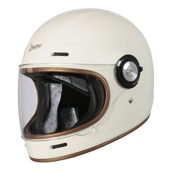 Origine Vega 22.06 Full Face Helmet - Distinguished Gloss Cream - Salt Flats Clothing