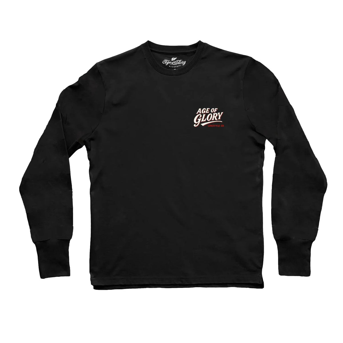 Age of Glory Fine Art Long Sleeve T'Shirt - Black - Salt Flats Clothing