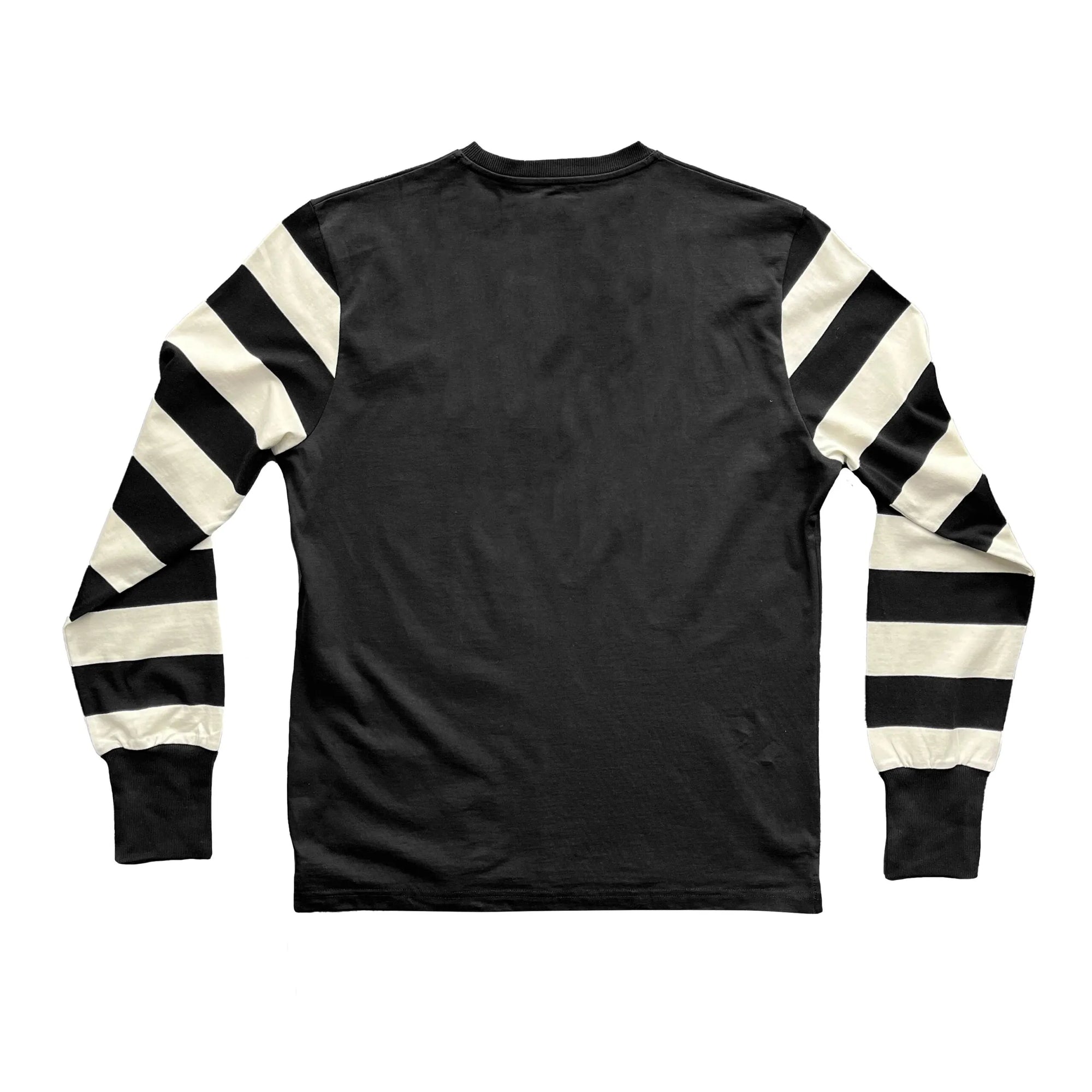 Age of Glory Marauder Long Sleeve T'Shirt -  Black/Ecru - Salt Flats Clothing