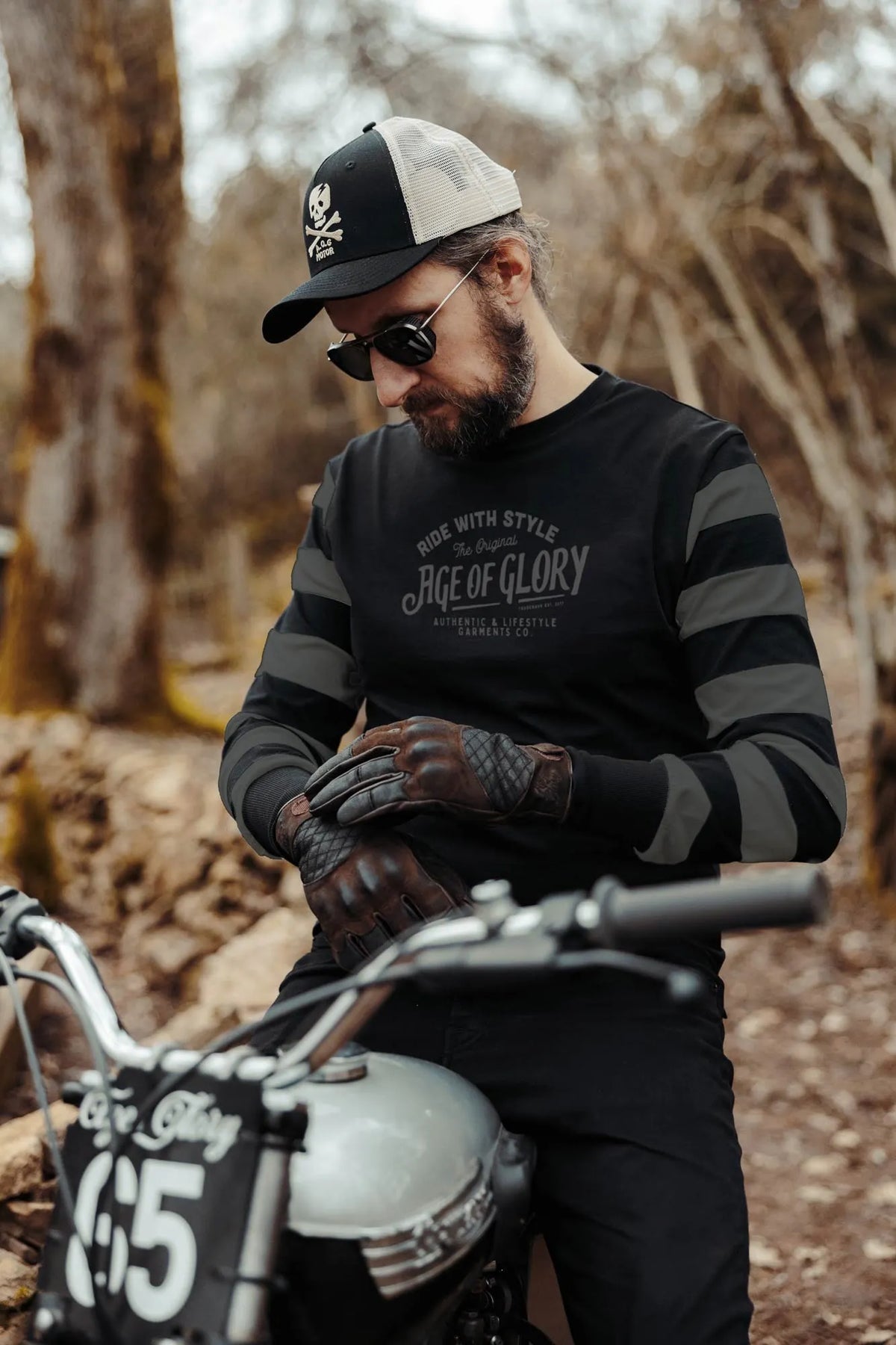 Age of Glory Original LS Stripes Men's Long Sleeve T'Shirt - Salt Flats Clothing