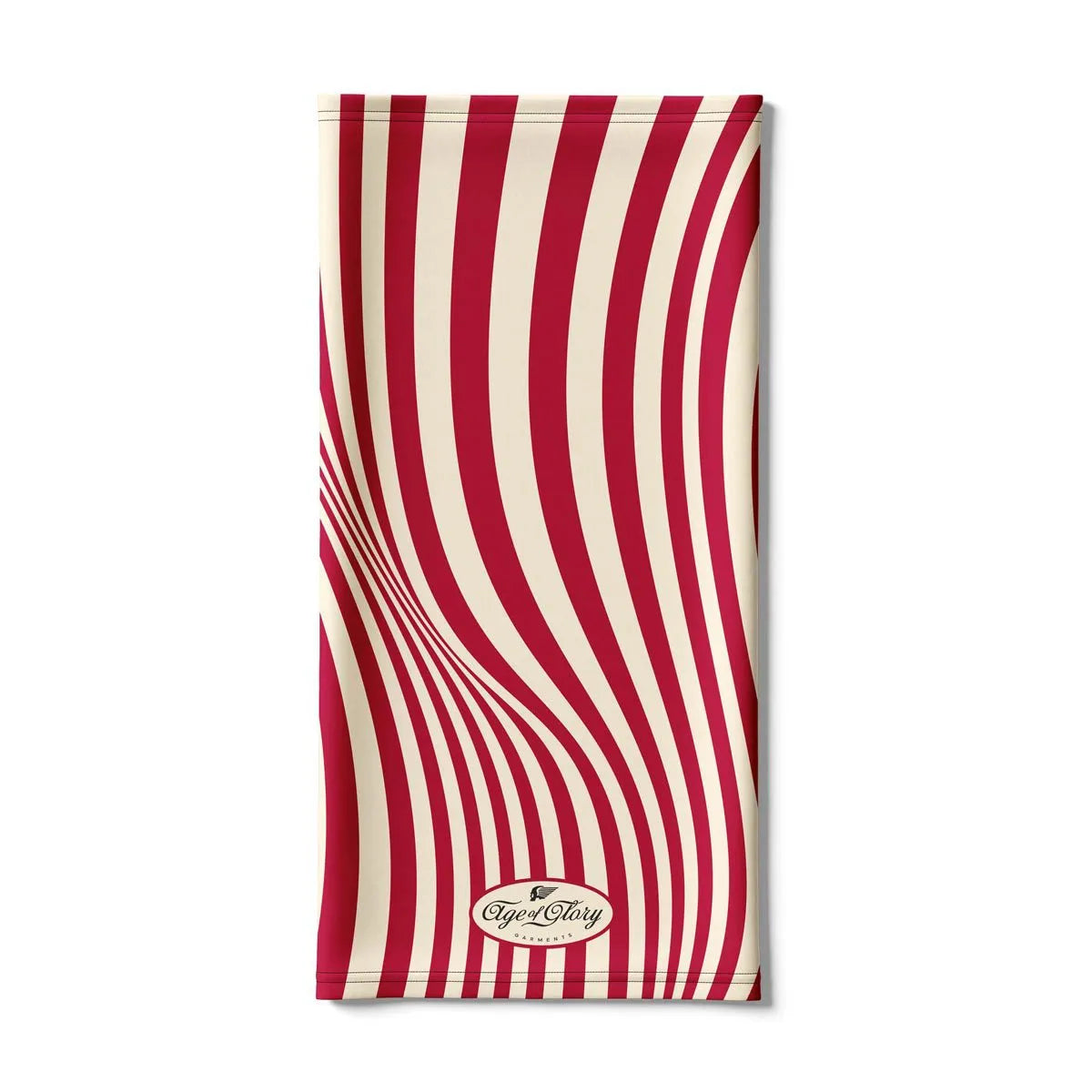 Age of Glory Striped Flag Bandana Neck Tube - Red - Salt Flats Clothing