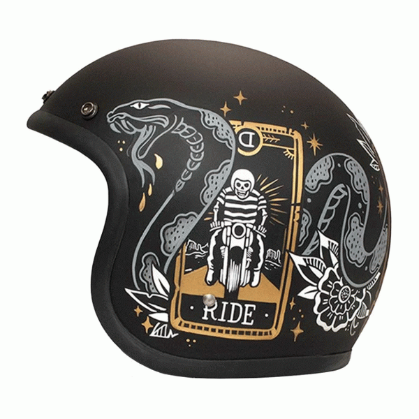 DMD Jet Retro Helmet R22-06 - Cards - Salt Flats Clothing
