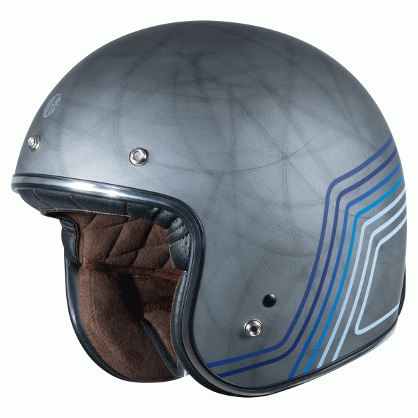 Origine Primo 22.06 Open Face Helmet - Sunrise Blue/Silver Matt - Salt Flats Clothing