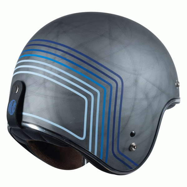 Origine Primo 22.06 Open Face Helmet - Sunrise Blue/Silver Matt - Salt Flats Clothing