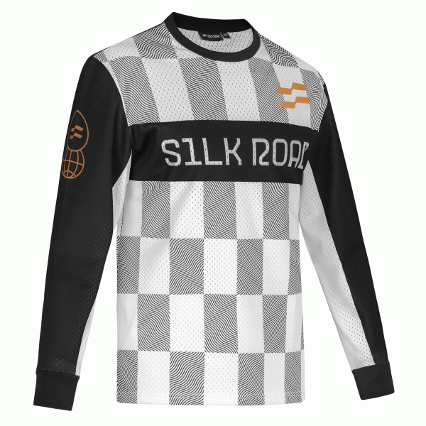 Silk Road Motocross Jersey - Black - Salt Flats Clothing