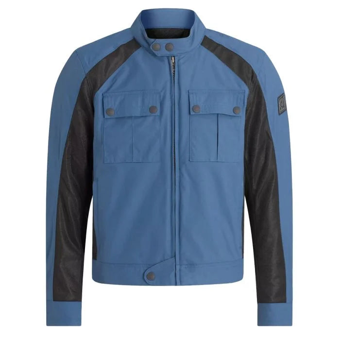 Belstaff Temple Men's Mesh Jacket - Insignia Blue - Salt Flats Clothing
