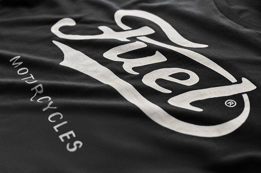 Fuel Motorcycles T'Shirt - Black - Salt Flats Clothing
