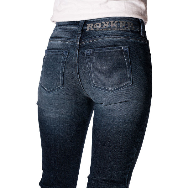 Rokker Rokkertech Ladies Motorcycle Jeans - Salt Flats Clothing