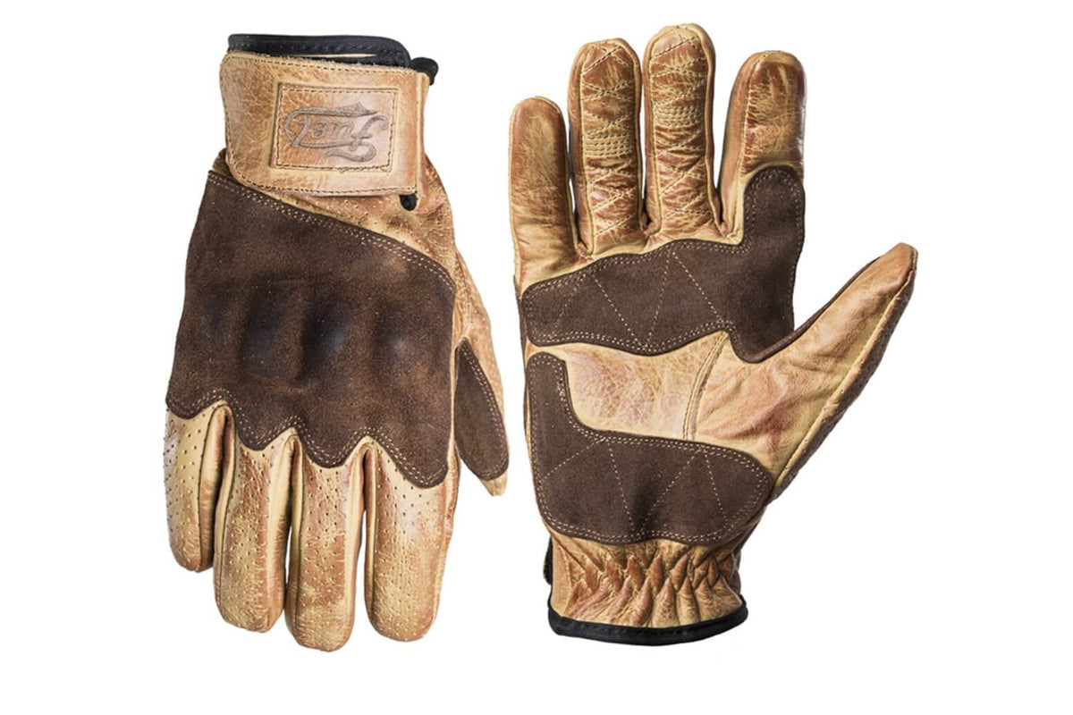 Fuel Motorcycles Gloves Rodeo - Yellow - Salt Flats Clothing