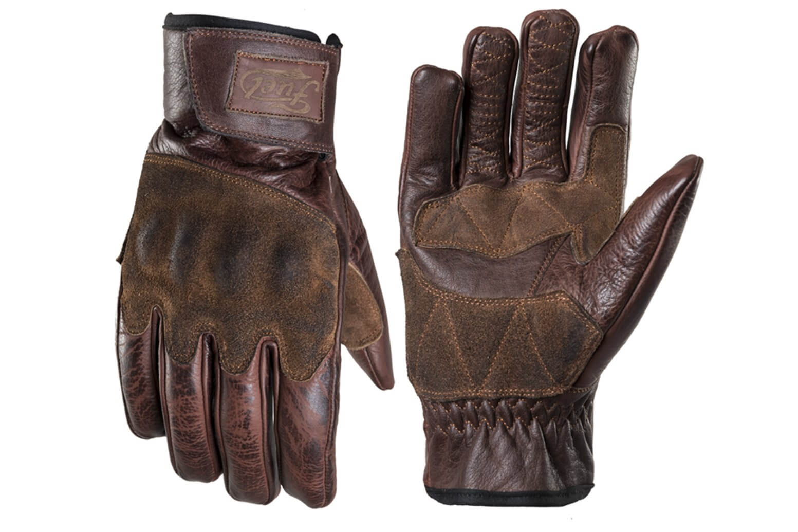Fuel Motorcycles Gloves Rodeo - Brown - Salt Flats Clothing
