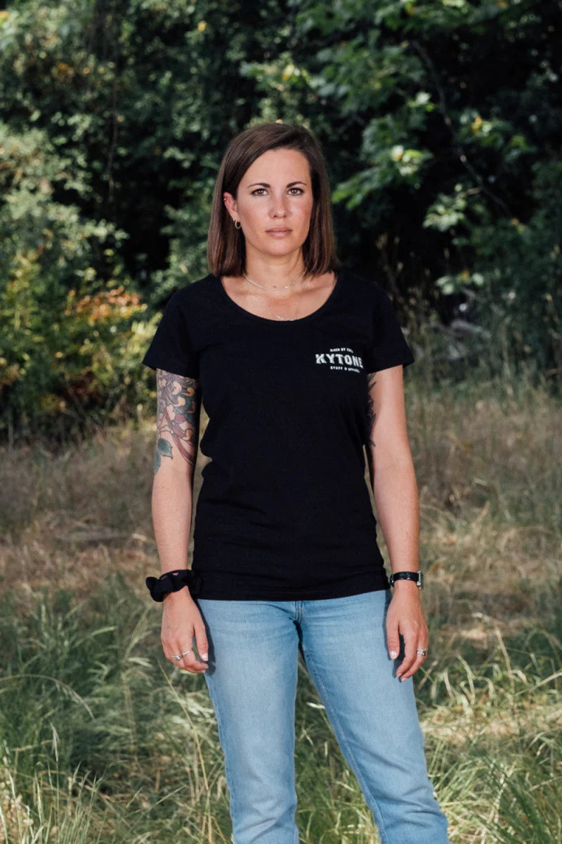 Kytone Ladies Classic T'Shirt - Black - Salt Flats Clothing