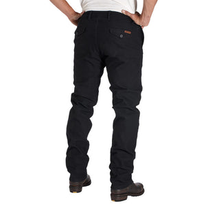 Rokker Chino Men's Motorcycle Trousers - Black - Salt Flats Clothing
