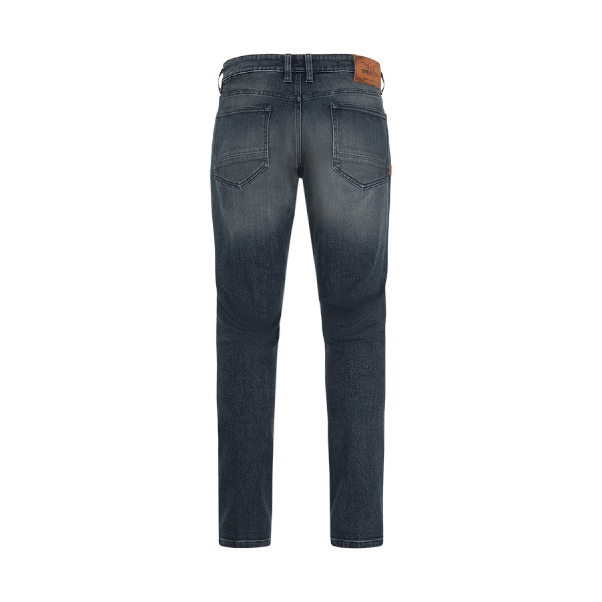 Rokker Rokkertech Tapered Slim Men's Motorcycle Jeans - Mid Blue - Salt Flats Clothing