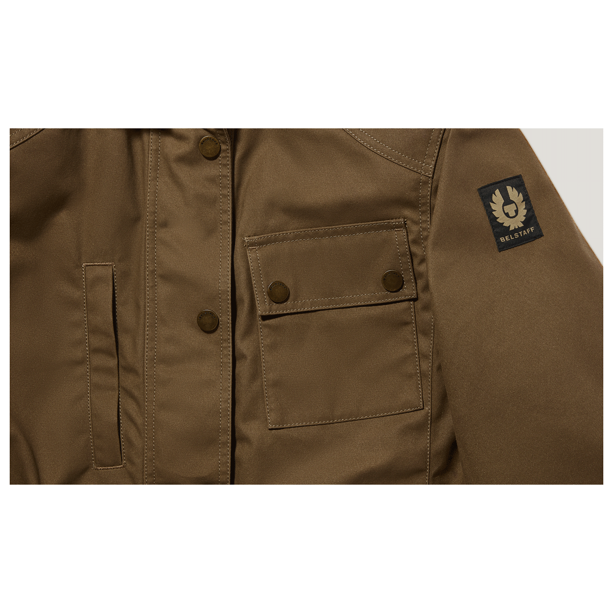 Belstaff Kates Cottage Ladies Waxed Cotton Jacket - Sand - Salt Flats Clothing