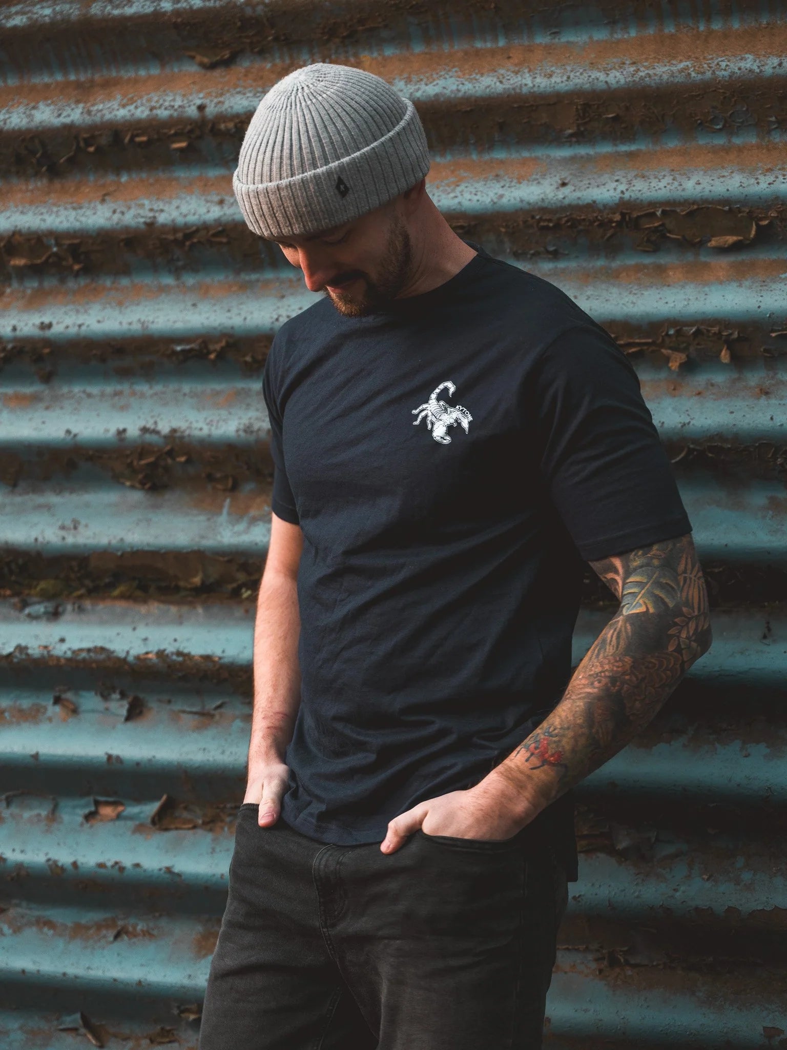 Kytone Oil Junkie Men's T'Shirt - Navy Blue - Salt Flats Clothing