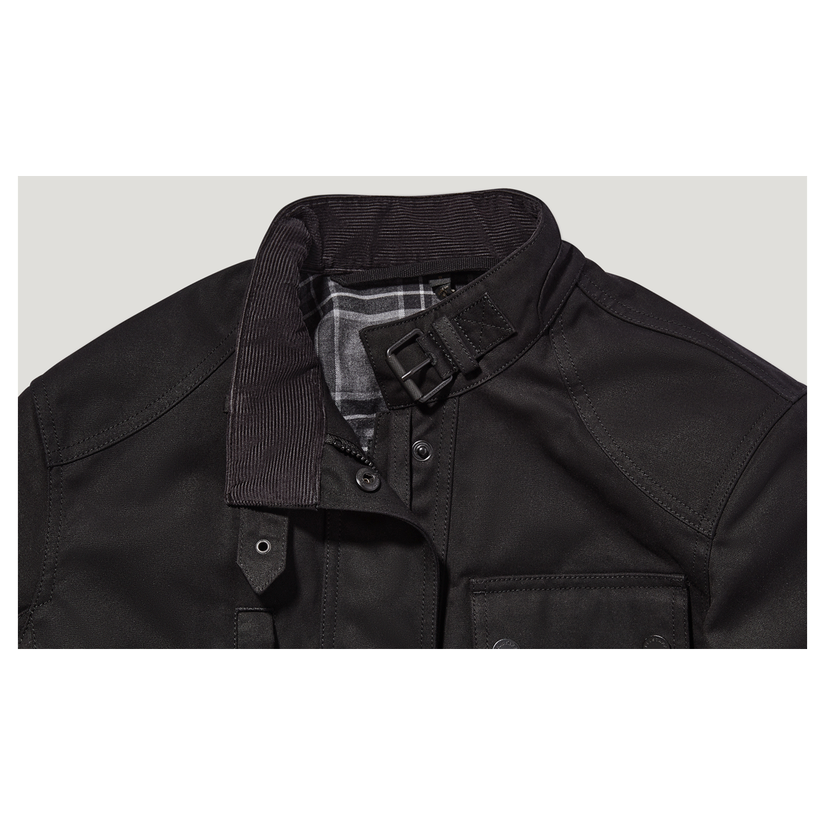 Belstaff Kates Cottage Ladies Waxed Cotton Jacket - Black - Salt Flats Clothing