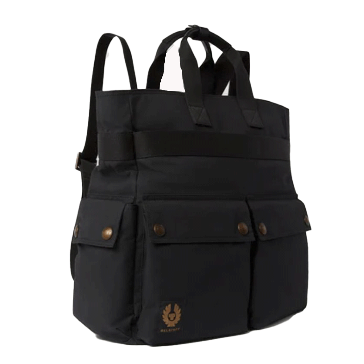 Belstaff Trialmaster 2-Way Tote Bag - Black - Salt Flats Clothing