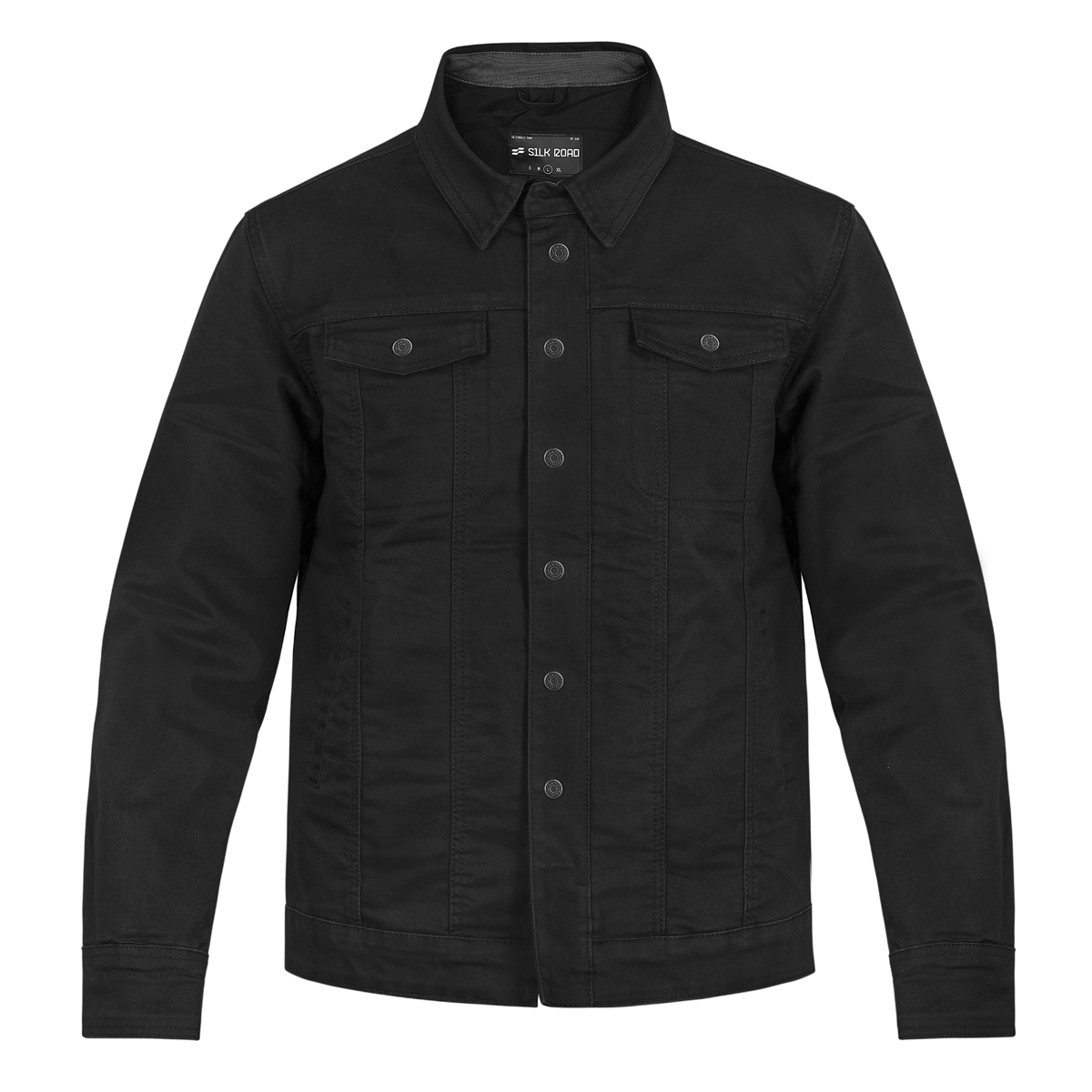 Silk Road Scout Men's Textile Jacket Charcoal Black Salt Flats